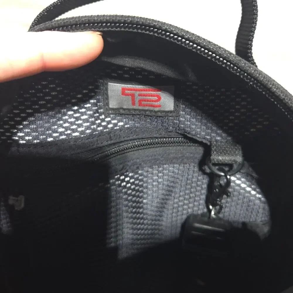 TUMI T2 Black Ballistic Nylon Small Shoulder Bag Camera Bag